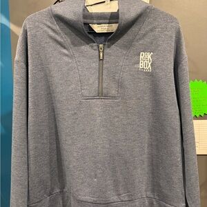 Boxercraft Women’s Heather Blue Zip Up Sweater